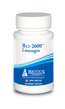 BIOTICS RESEARCH B12-2000 60 LOZENGES