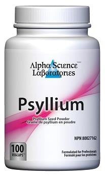 Alpha Science Labs Psyllium Seed 500 mg 100 caps