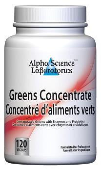 Alpha Science Greens Concentrate 120 Vcaps