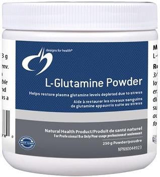 Design for Health L-Glutamine Powder 250 gm